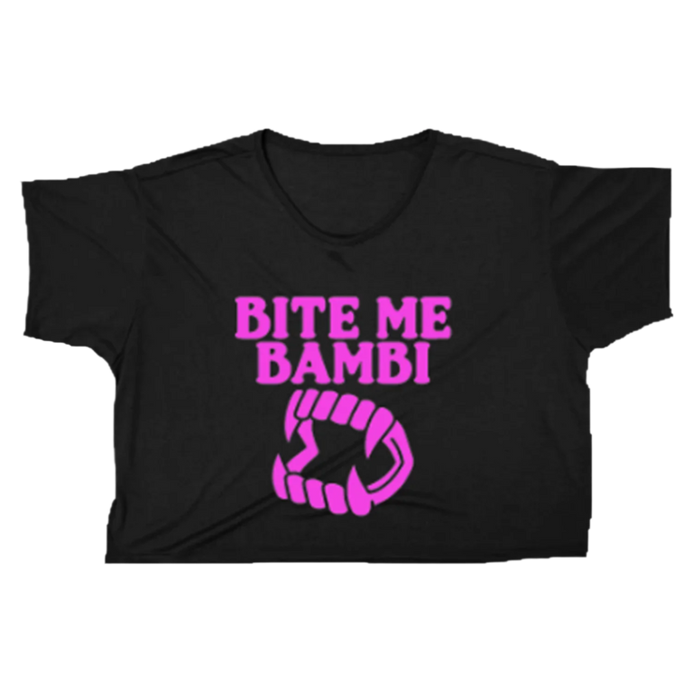 Fangs Crop Tee