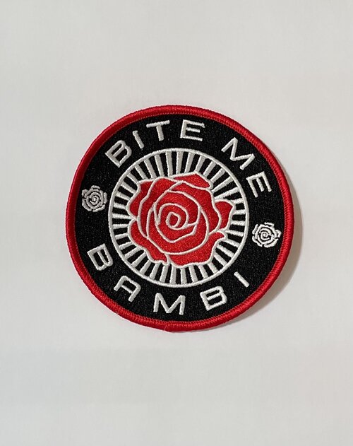 Small Bite Me Bambi Rose Patch