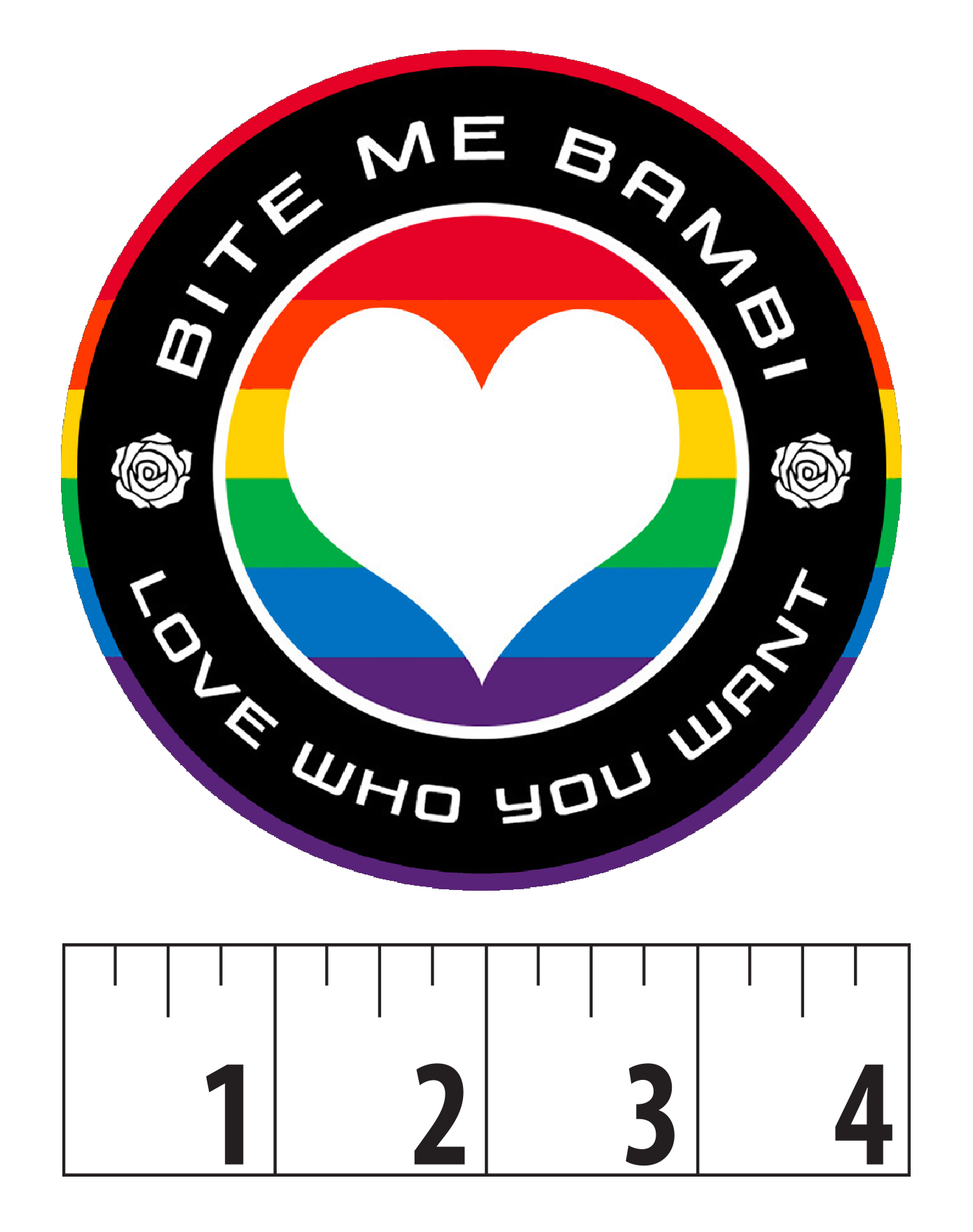 Love Who You Want Sticker
