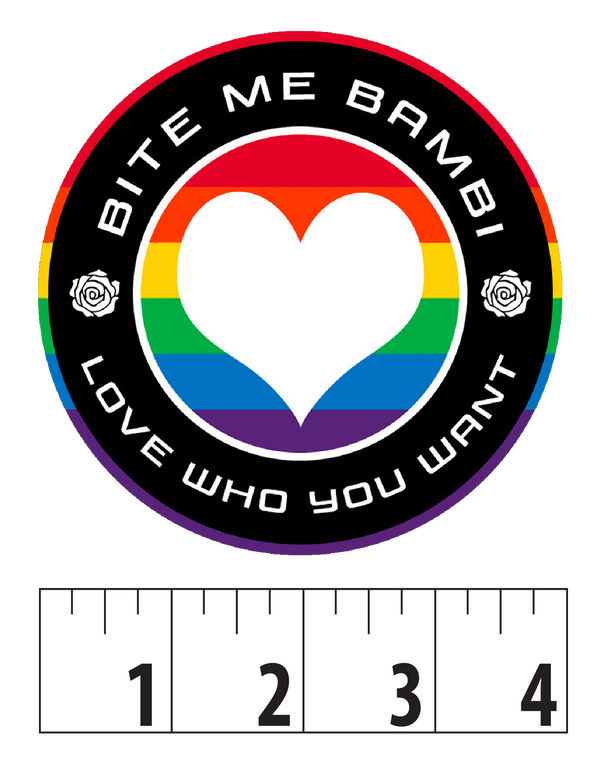 Love Who You Want Sticker